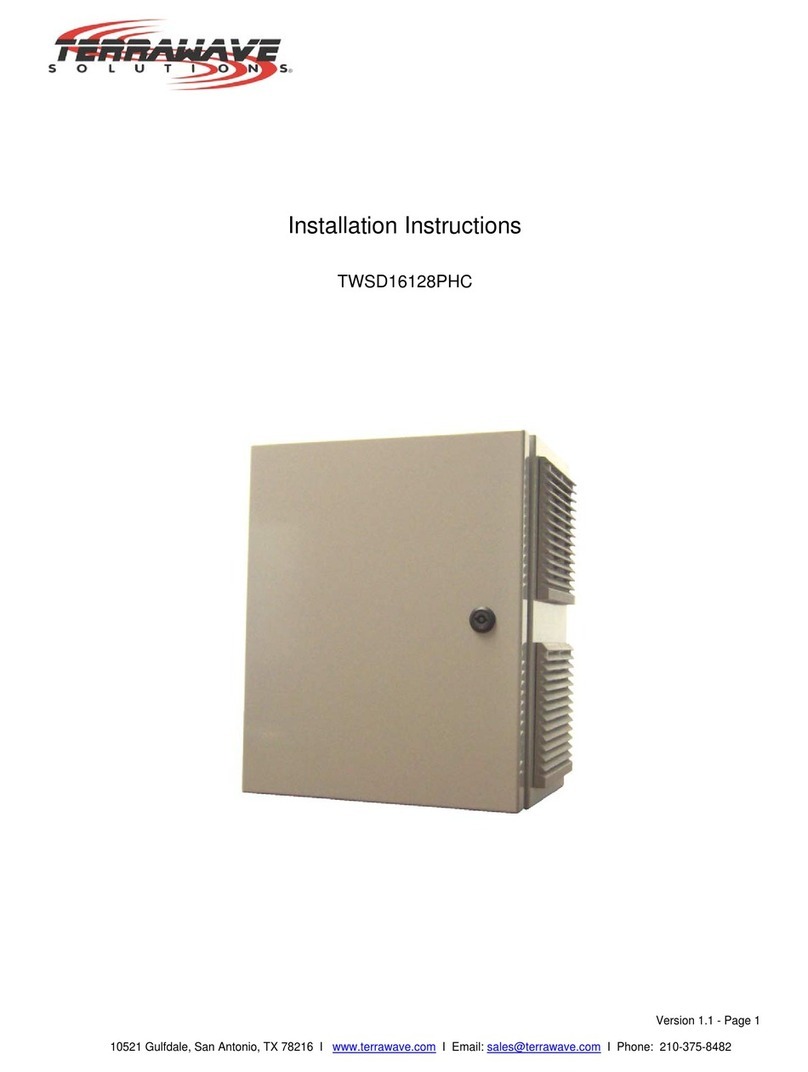 TerraWave TWSD16128PHC installation instructions