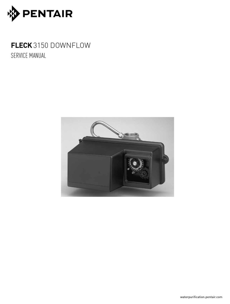 Pentair FLECK3150 DOWNFLOW User manual