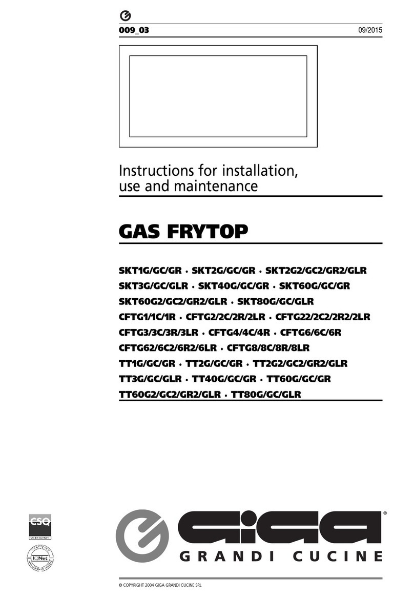 GIGA SKT1G Instructions for installation, use and maintenance