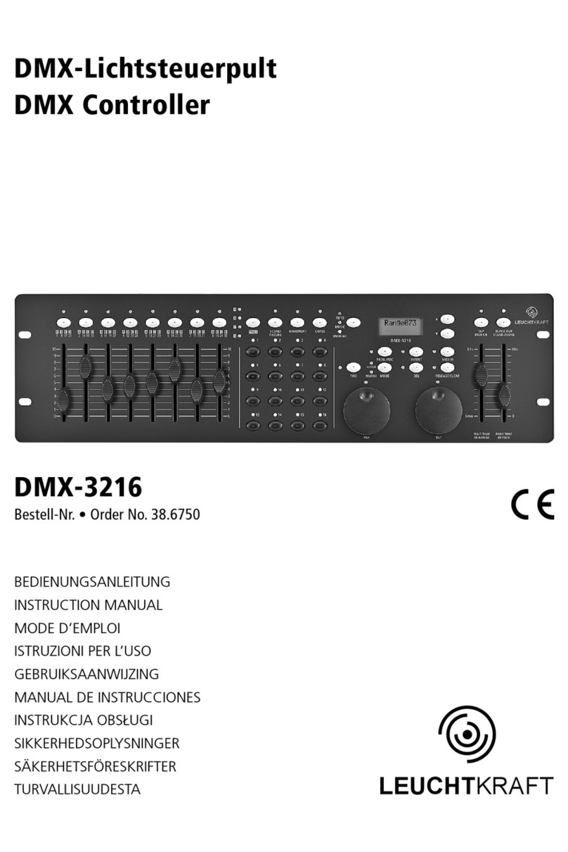LeuchtKraft DMX-3216 instruction manual