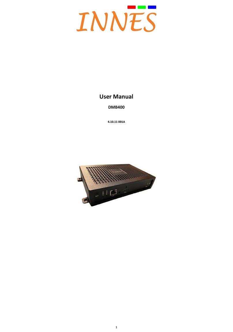 Innes DMB400 User manual