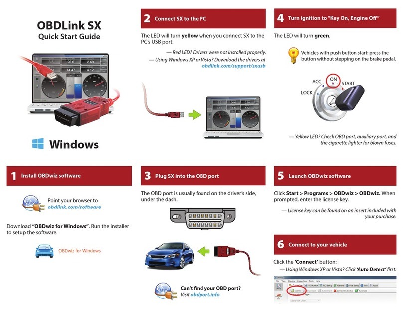 Scantool OBDLink SX quick start guide