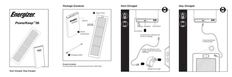 Energizer PowerKeep 36 User manual