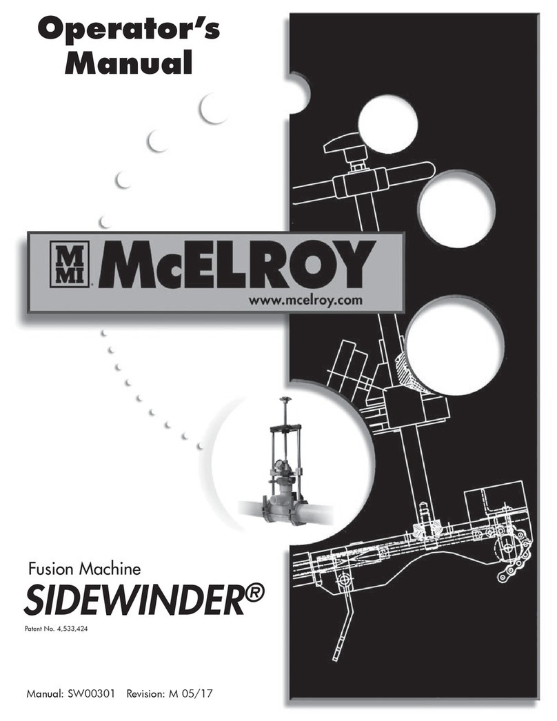 McElroy Sidewinder User manual