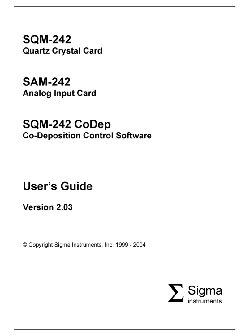 Sigma SQM-242 user guide