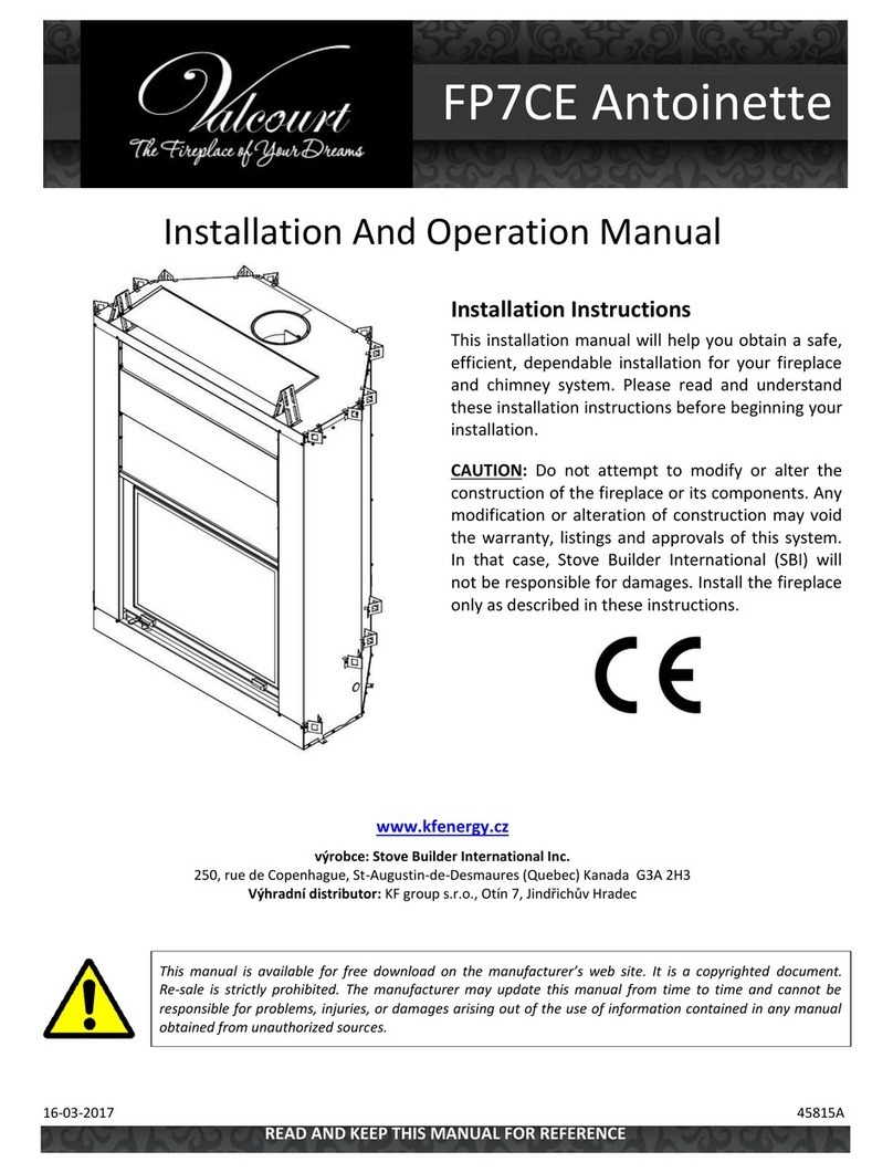 Valcourt Antoinette Operating instructions Valcourt Antoinette Operating instructions