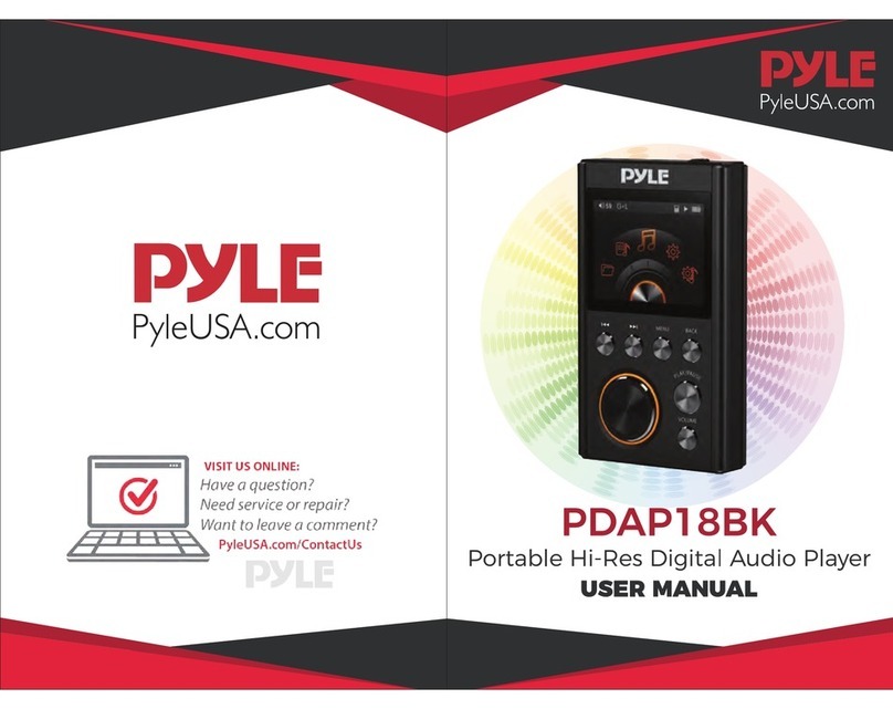 Pyle PDAP18BK User manual