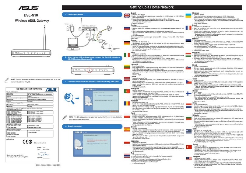 Asus DSL-N10 User manual
