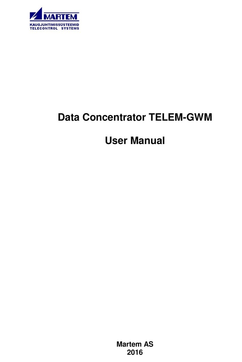 Martem TELEM-GWM user manual