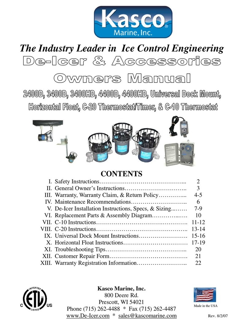 Kasco 2400D User manual