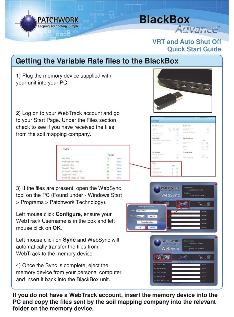 PATCHWORK BlackBox Advance User manual