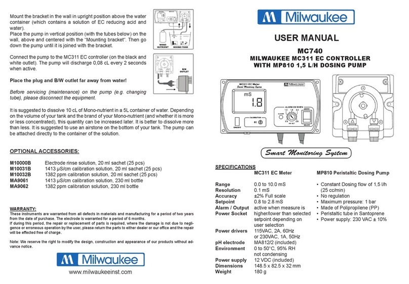Milwaukee MC740 user manual