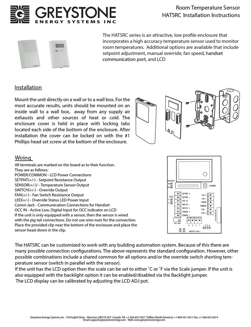 Greystone Energy Systems HATSRC Service manual