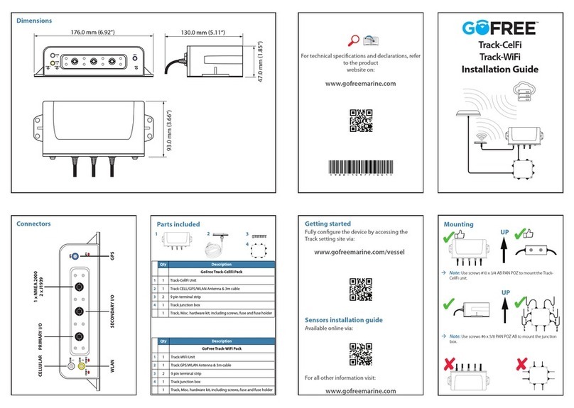 GoFree Track-CelFi Installation guides