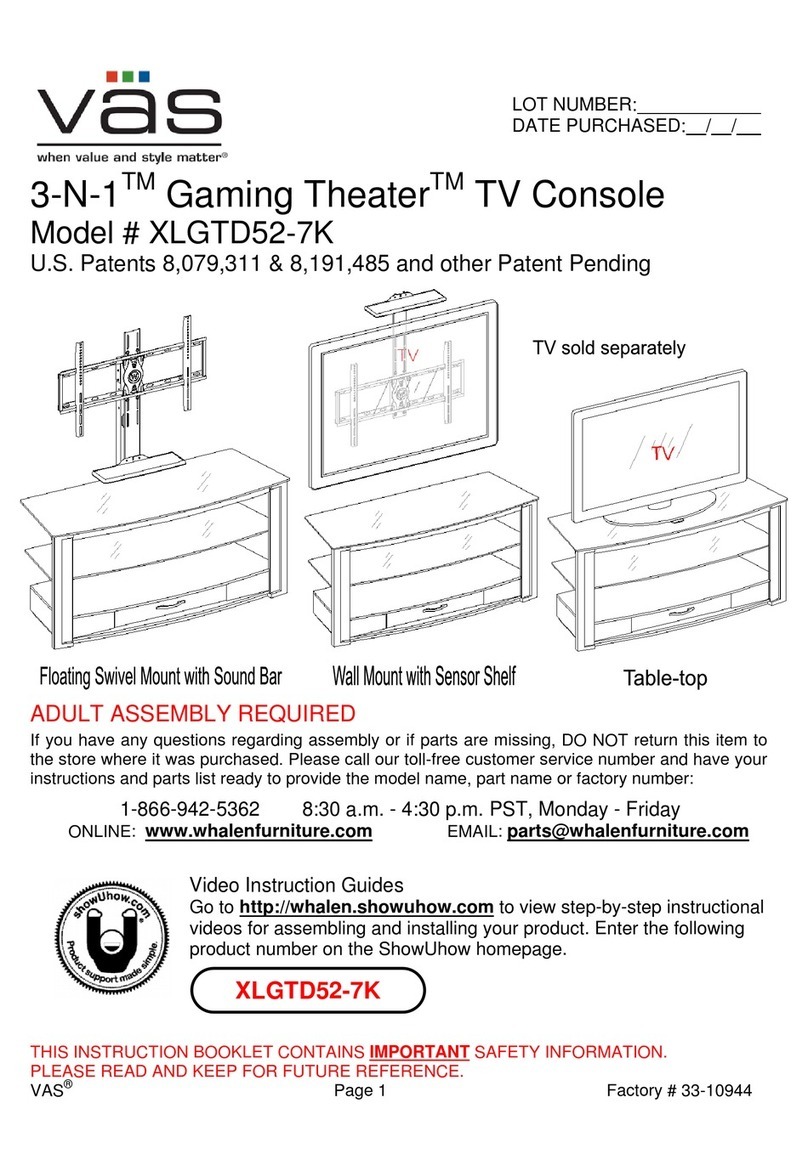 VAS 3-N-1 Gaming Theater User manual