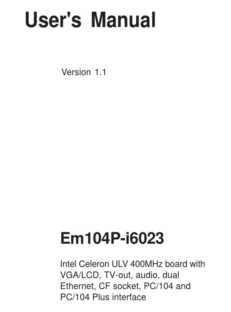 Arbor Technology Em104P-i6023 User manual