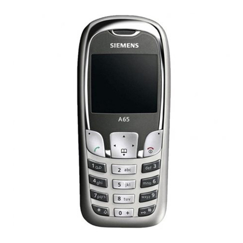 Siemens A65 User manual