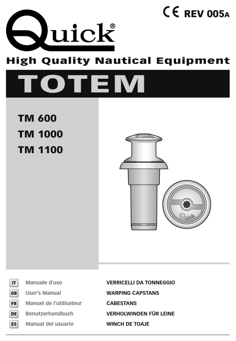 Quick Totem 600 User manual