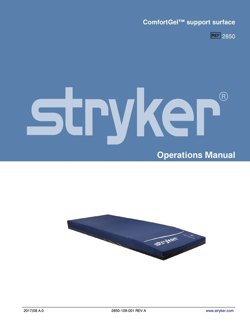 Stryker ComfortGel 2850 User manual