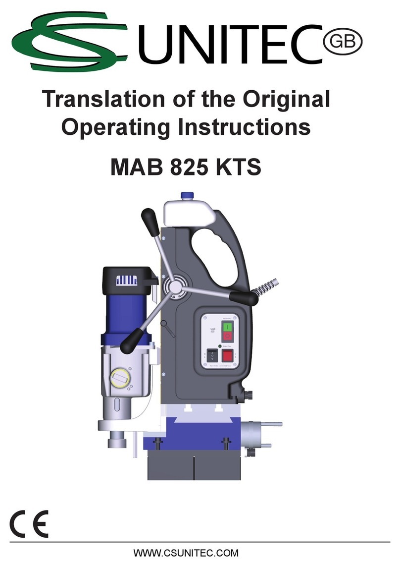 CS Unitec MAB 825 KTS Translation of the original operating instructions