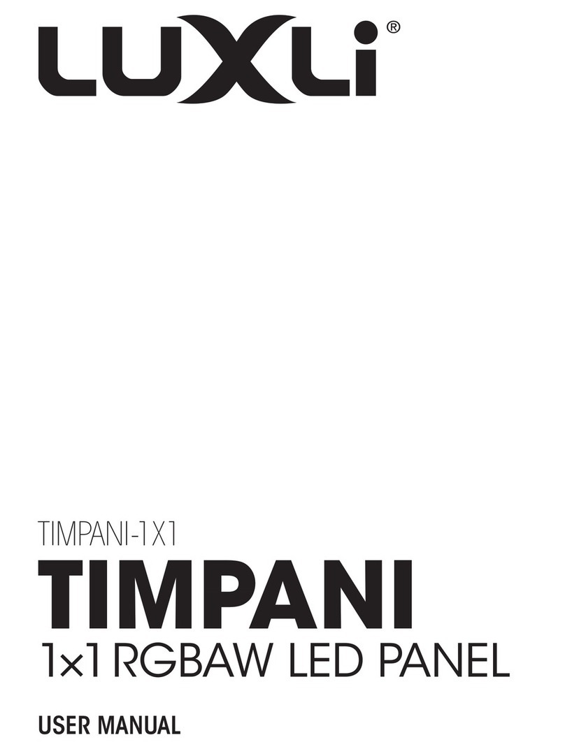 Luxli Timpani 1X1 user manual
