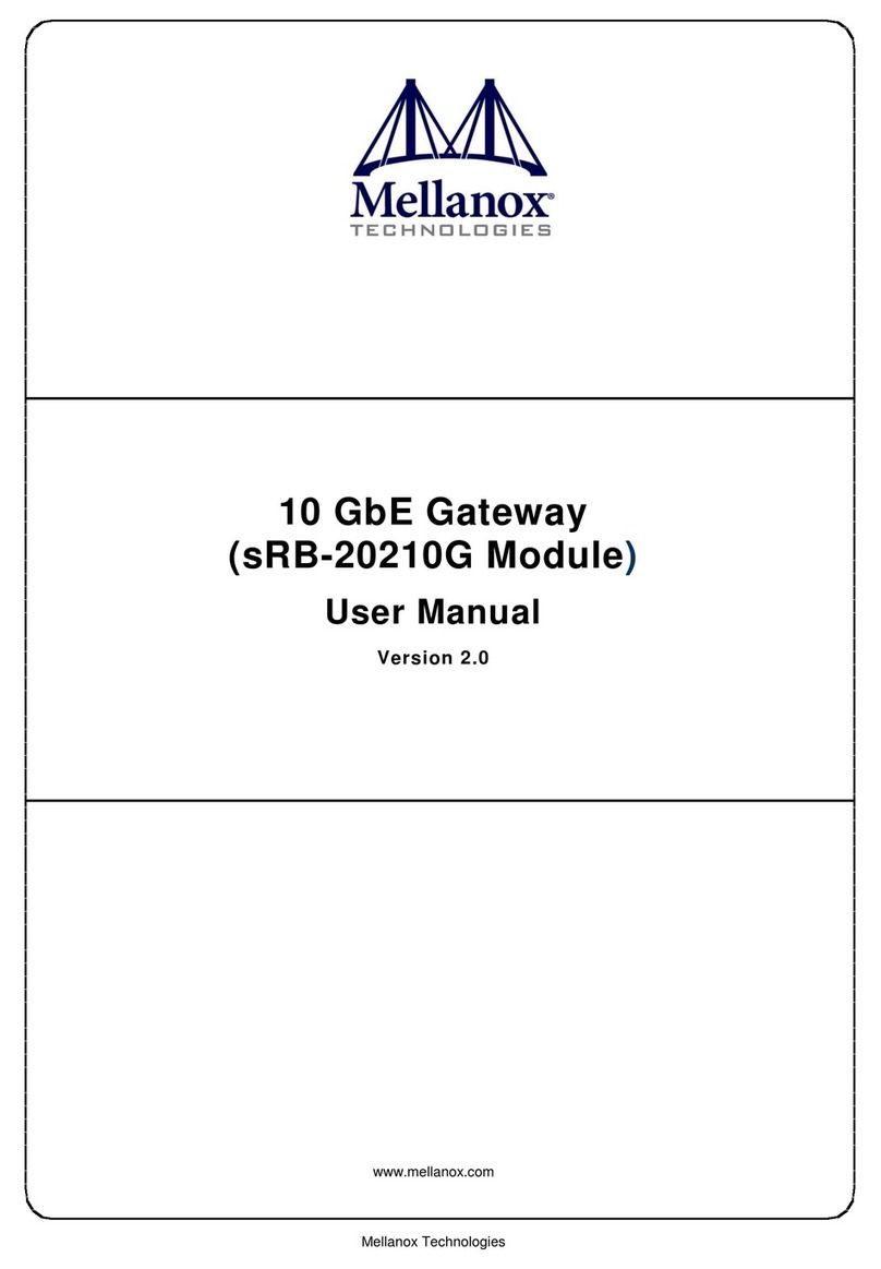 Mellanox Technologies sRB-20210G user manual Mellanox Technologies sRB-20210G user manual