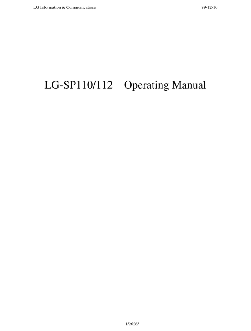 LG SP110 User manual