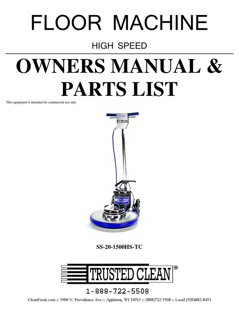 Trusted Clean SS-20-1500HS-TC User manual Trusted Clean SS-20-1500HS-TC User manual