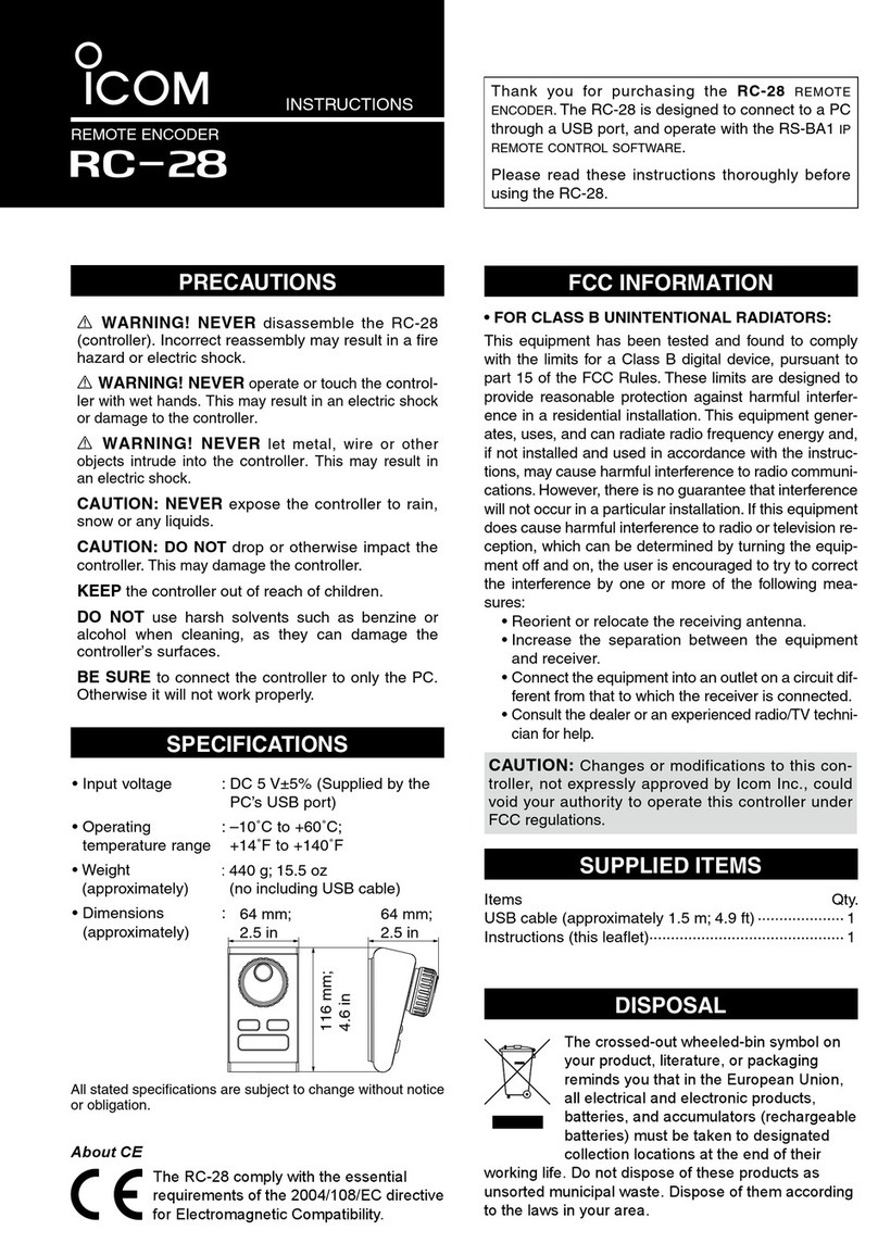 Icom RC-28 instructions