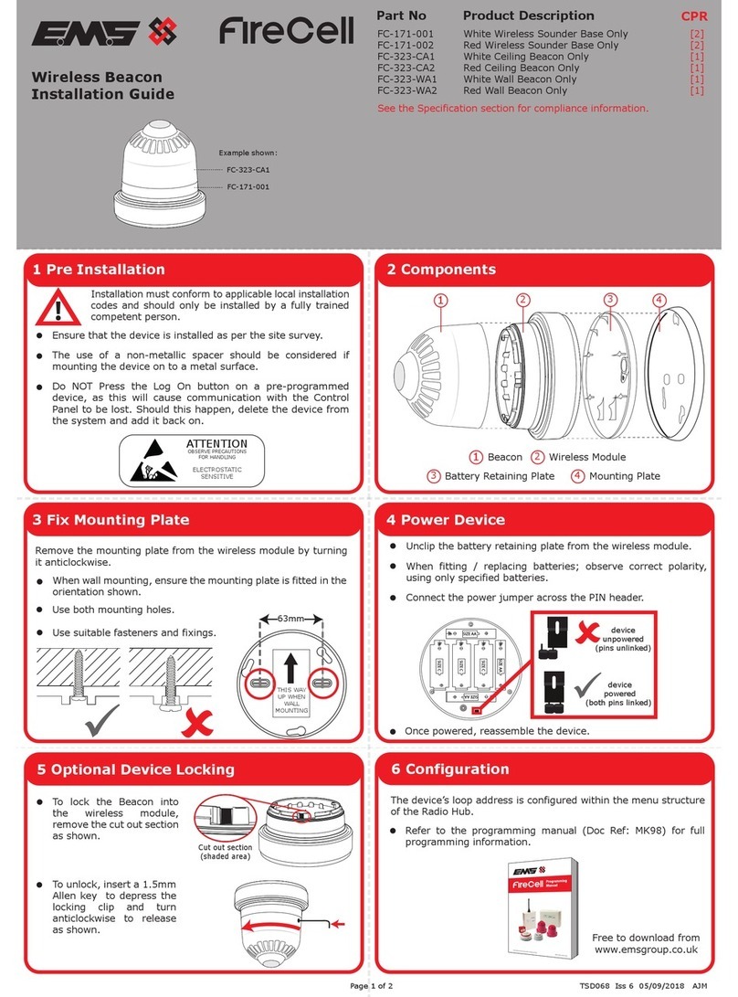 EMS FIRECELL installation guide