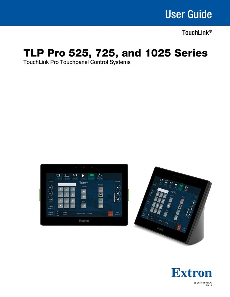 Extron electronics TouchLink Pro user guide