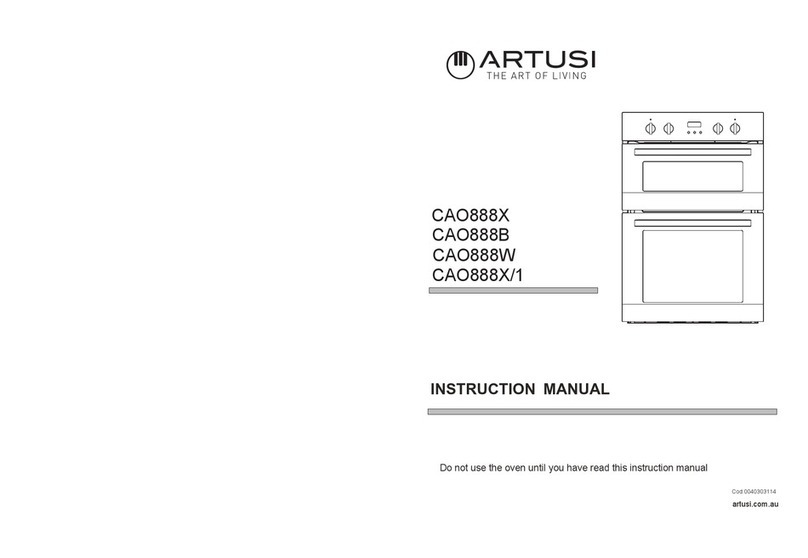 Artusi CAO888X instruction manual