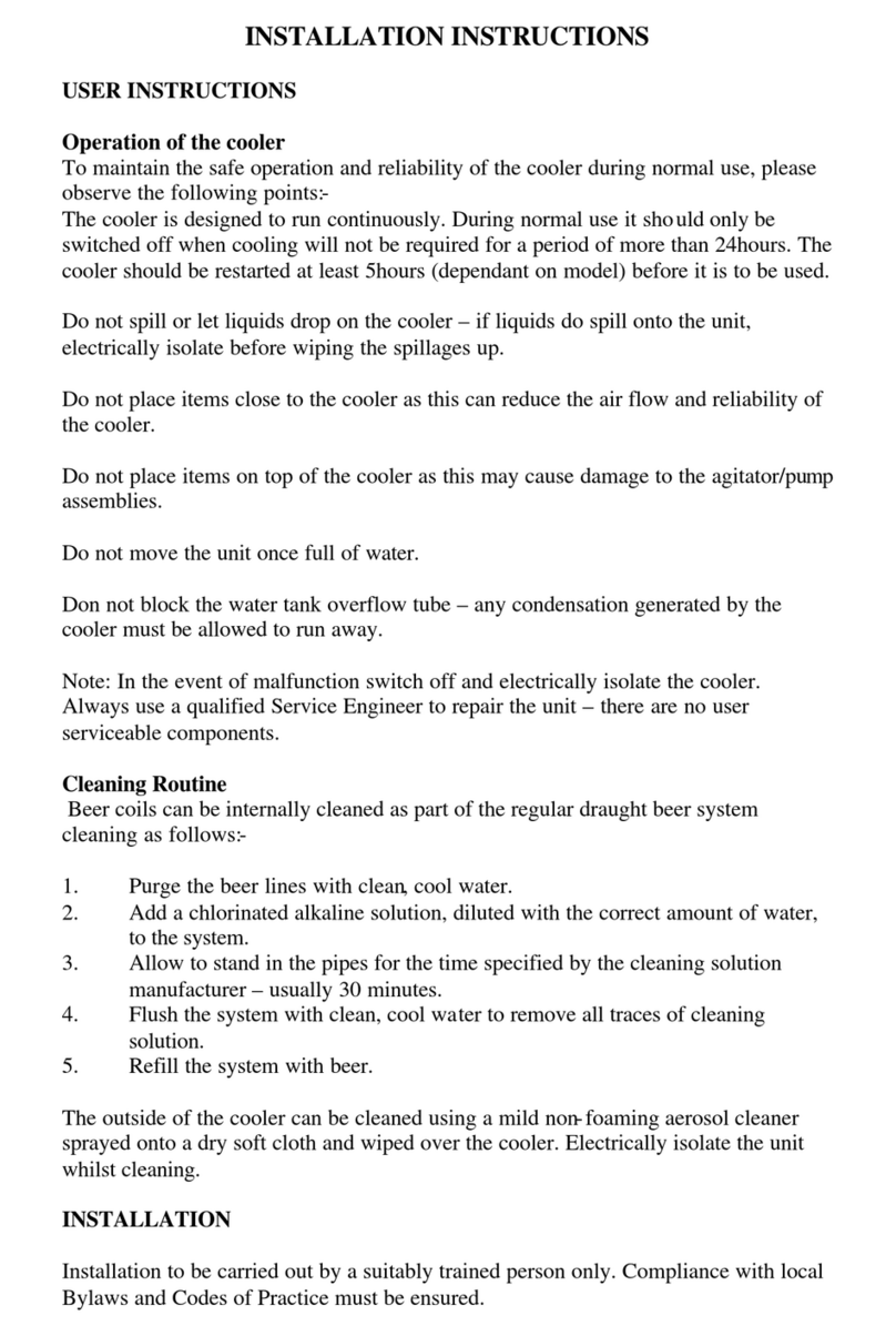 Cornelius Maxi series installation instructions Cornelius Maxi series installation instructions