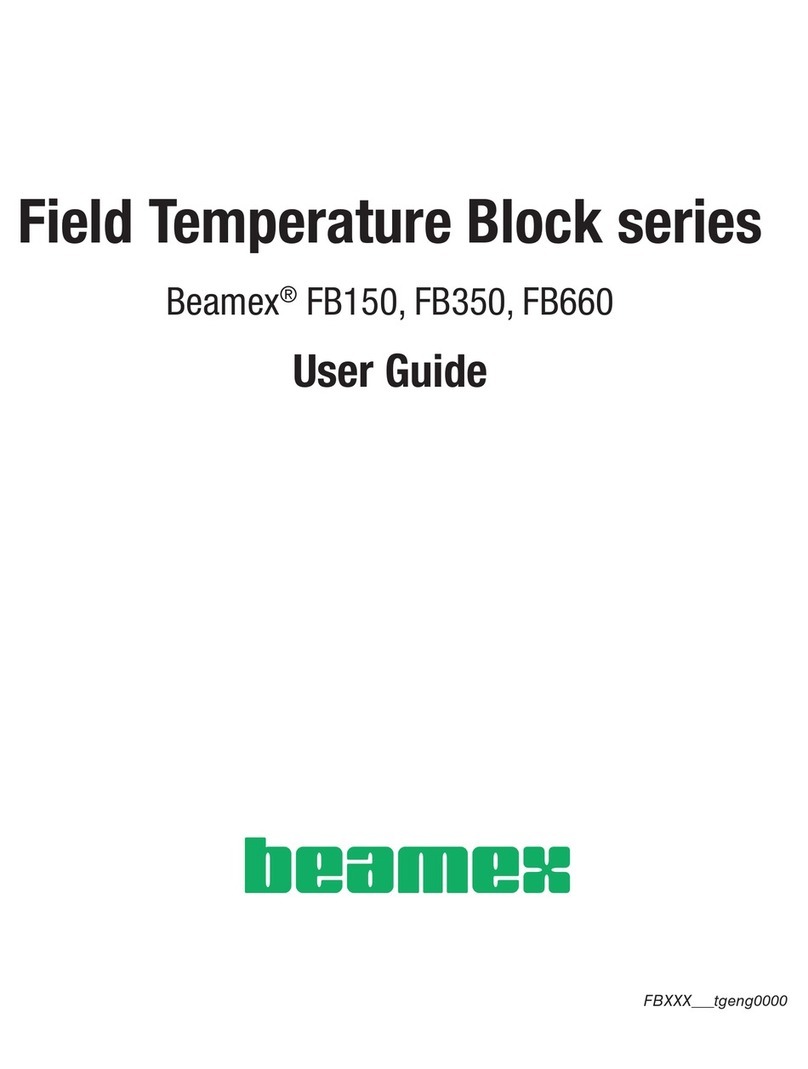BEAMEX FB150 User manual BEAMEX FB150 User manual