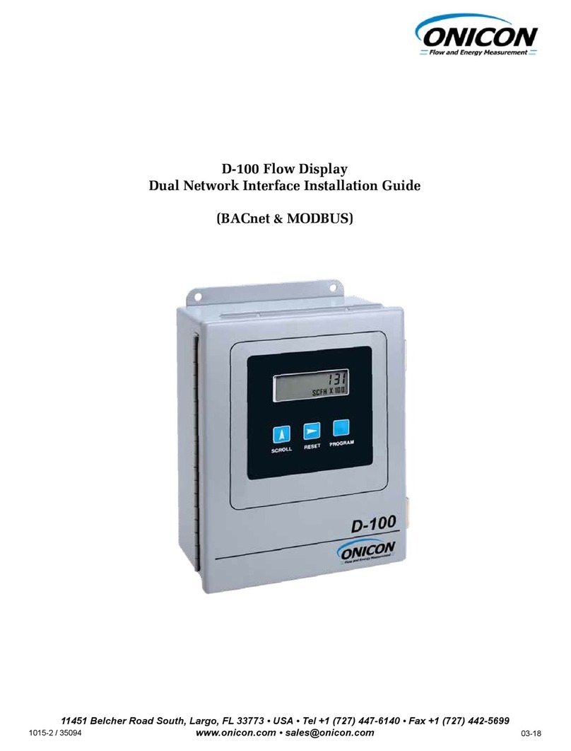 Onicon D-100 User manual