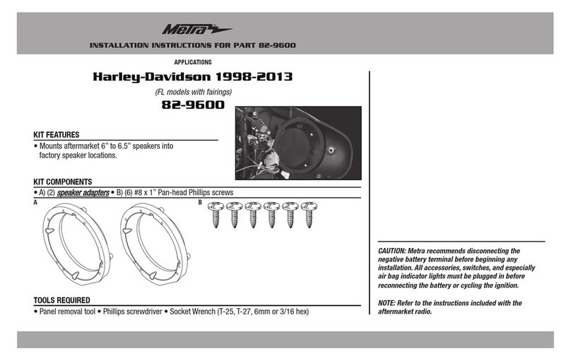 Metra Electronics 82-9600 User manual
