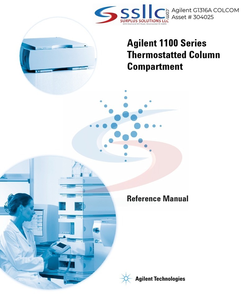 Agilent Technologies 1100 Series User manual Agilent Technologies 1100 Series User manual