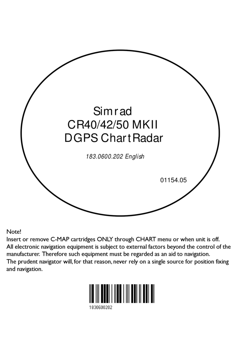 Simrad CR40 MKII User manual