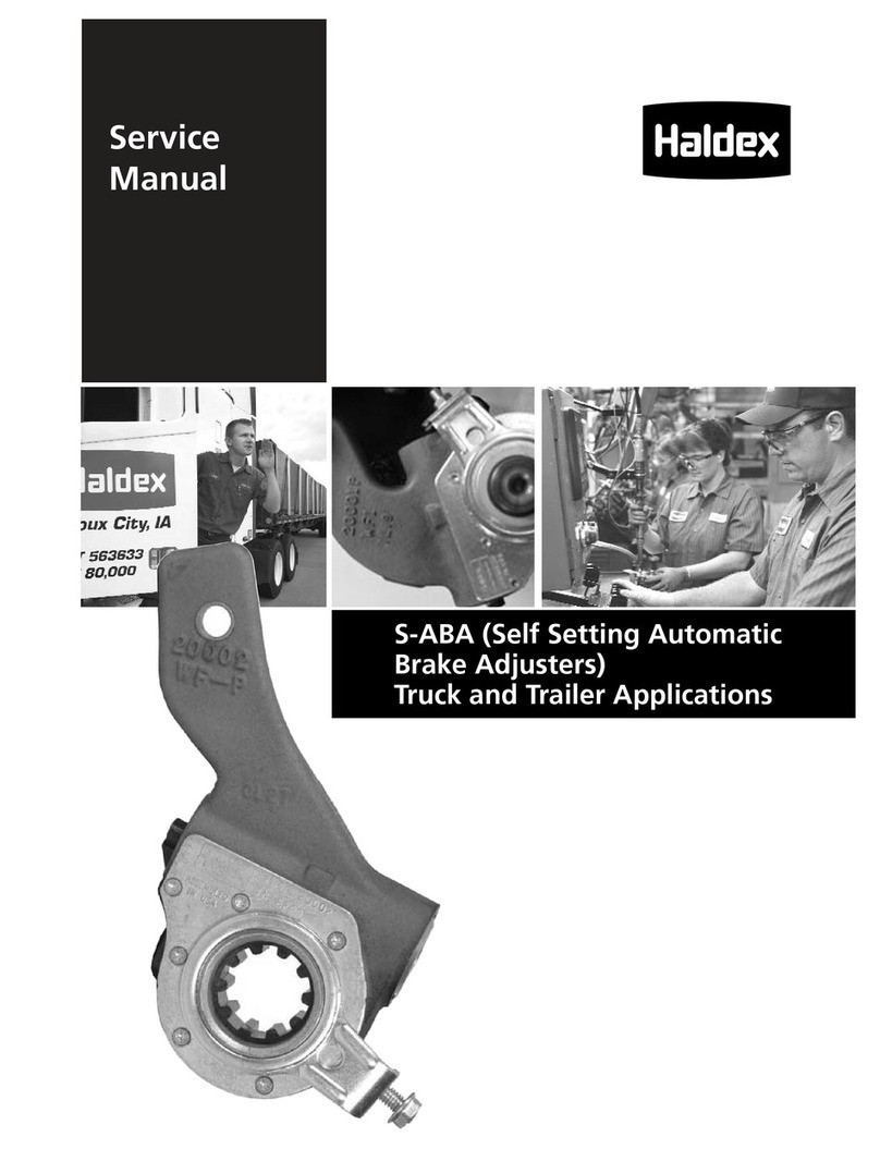 Haldex S-ABA Service manual