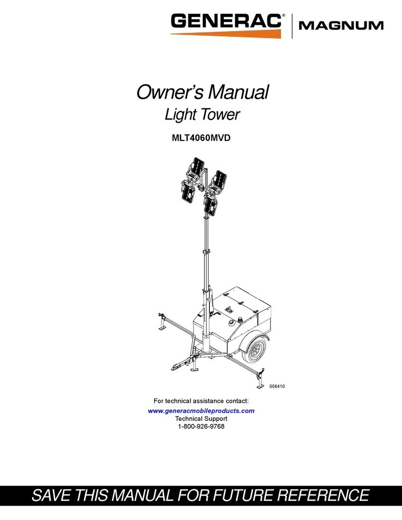 Generac Power Systems MAGNUM MLT4060MVD owner's manual Generac Power Systems MAGNUM MLT4060MVD owner's manual