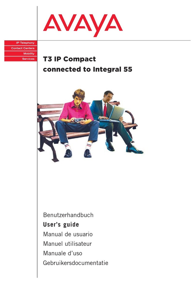 Avaya T3 IP Compact user guide