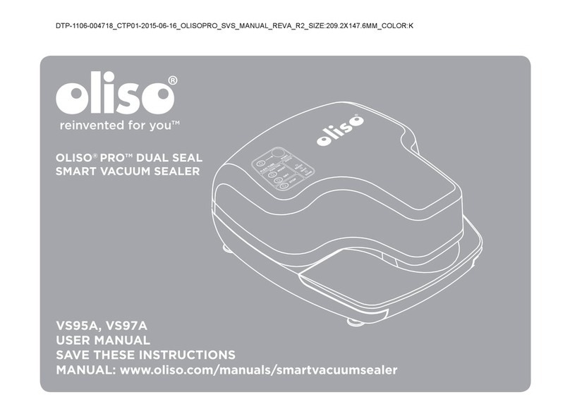 Oliso PRO VS95A User manual