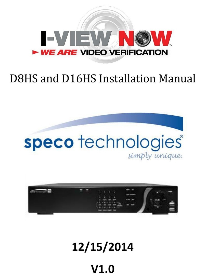 Speco D8HS installation manual