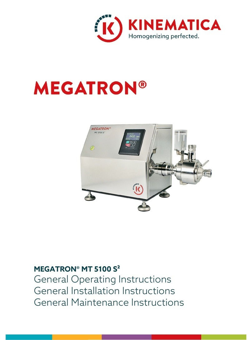 Kinematica Megatron MT 5100 S2 General operating instructions