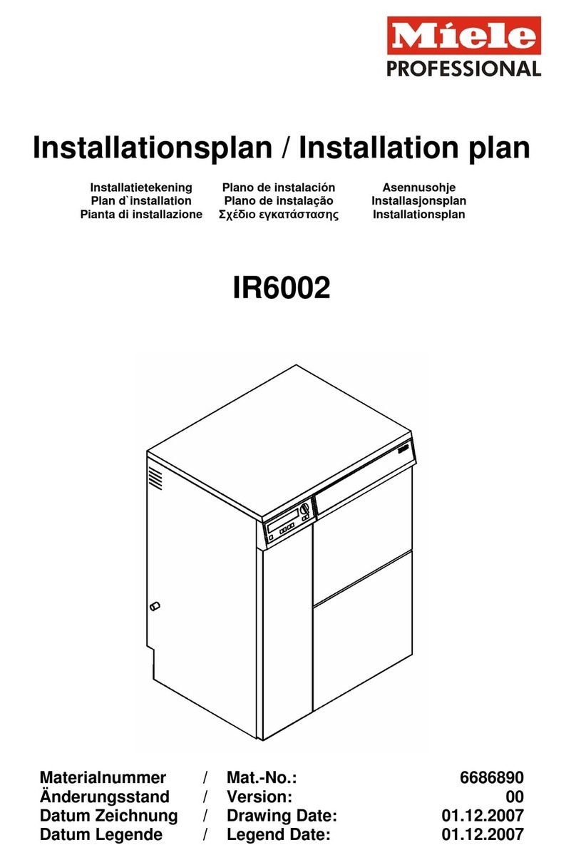 Miele IR 6002 Installations plan