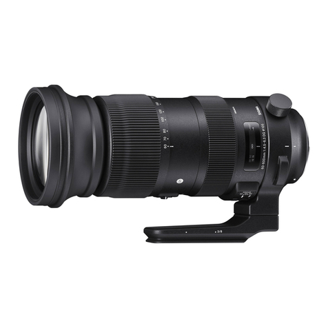 Sigma 60-600mm F4.5-6.3 DG OS HSM User manual