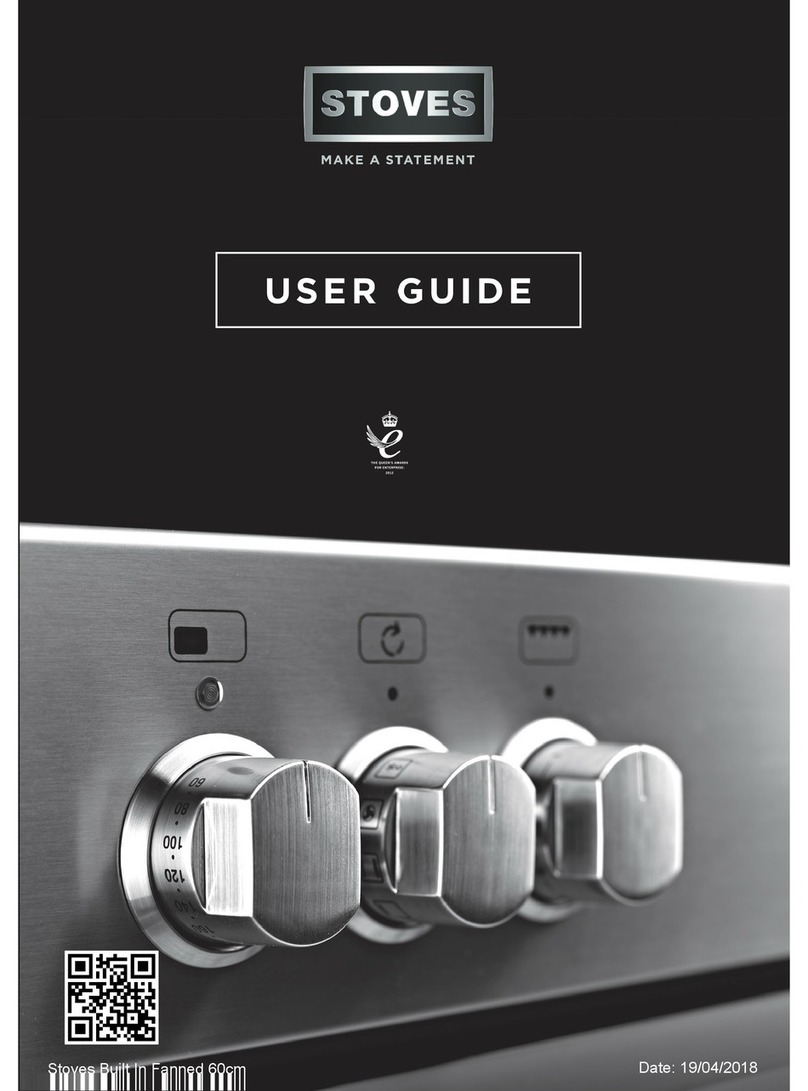 STOVES Built In Fanned 60cm user guide