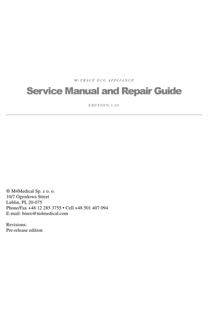 M4Medical M-TRACE Service Manual and Repair Guide