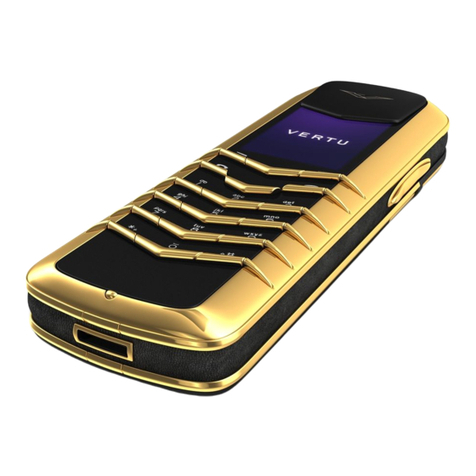 Vertu Constellation RHV-8 User manual