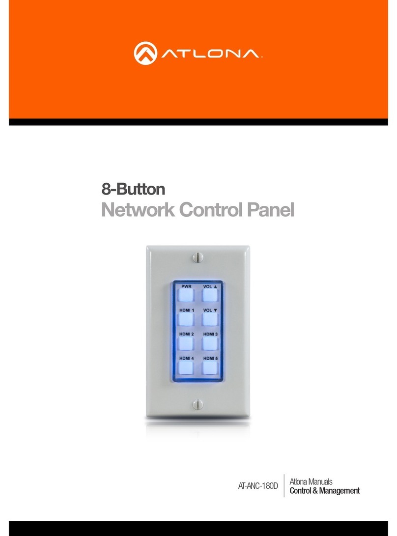 Atlona AT-ANC-180D user manual